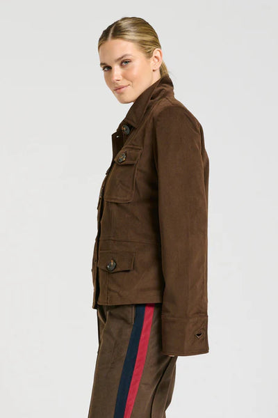 Shirty - The Hemming Velvet Twill Jacket - Chocolate