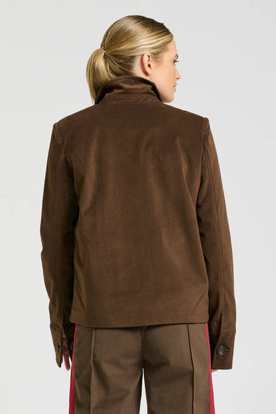 Shirty - The Hemming Velvet Twill Jacket - Chocolate