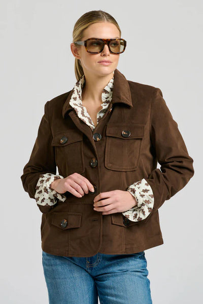 Shirty - The Olivia Shirt - Ivory Double Diamond