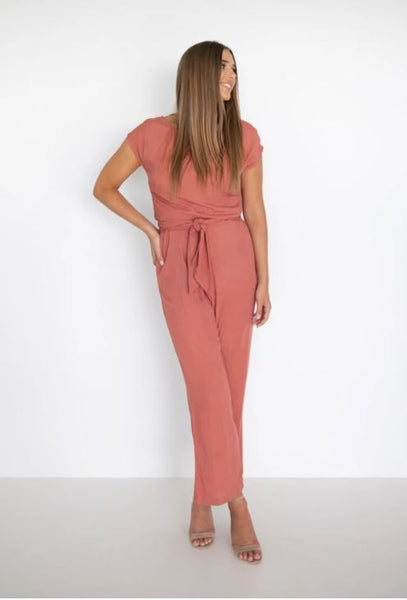 HUMIDITY - CAPRI JUMPSUIT - TERRACOTTA