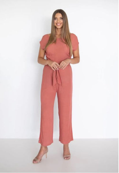 HUMIDITY - CAPRI JUMPSUIT - TERRACOTTA