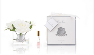 COTE NOIRE - PERFUMED NATURAL TOUCH 5 ROSES - CLEAR - IVORY WHITE