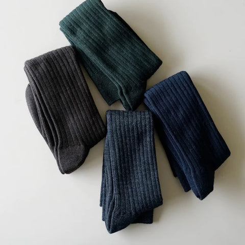 NISHIGUCHI KUTSUSHITA - Praha Merino Wool High Sock