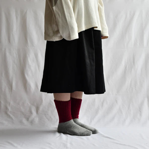 NISHIGUCHI KUTSUSHITA - oslo mohair wool pile sock