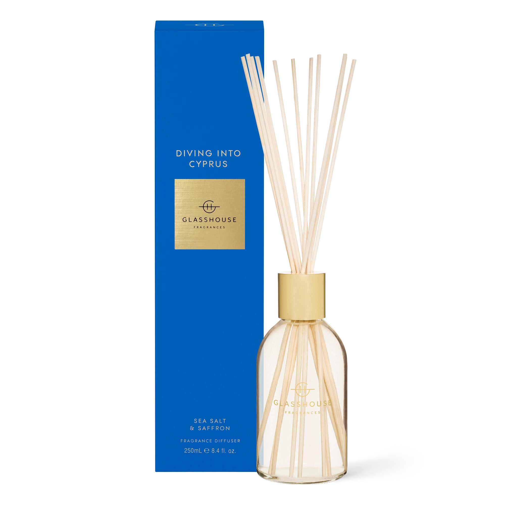 GLASSHOUSE - DIVING INTO CYPRUS Diffuser 250ml
