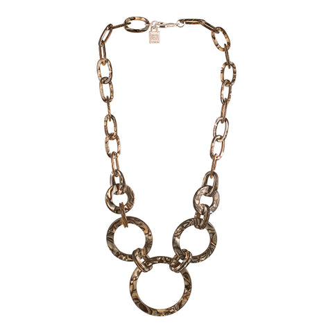 Paris Mode - Five Circles Necklace - Onyx