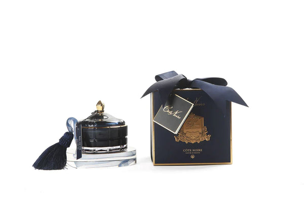 COTE NOIRE - ART DECO CANDLE - NAVY & GOLD - EAU DE VIE