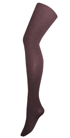 TIGHTOLOGY - LUXE CHOCOLATE WOOL TIGHTS