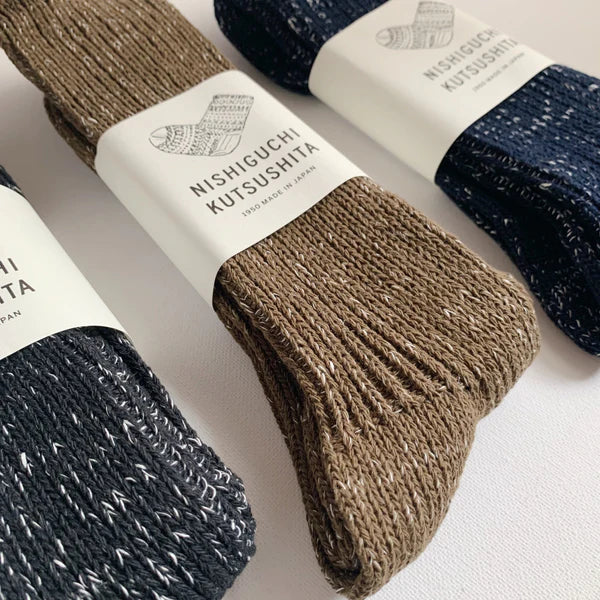 NISHIGUCHI KUTSUSHITA - Boston Hemp Cotton Sock
