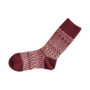 NISHIGUCHI KUTSUSHITA - Oslo Woo Jacquard Sock