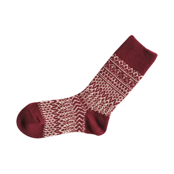 NISHIGUCHI KUTSUSHITA - Oslo Woo Jacquard Sock
