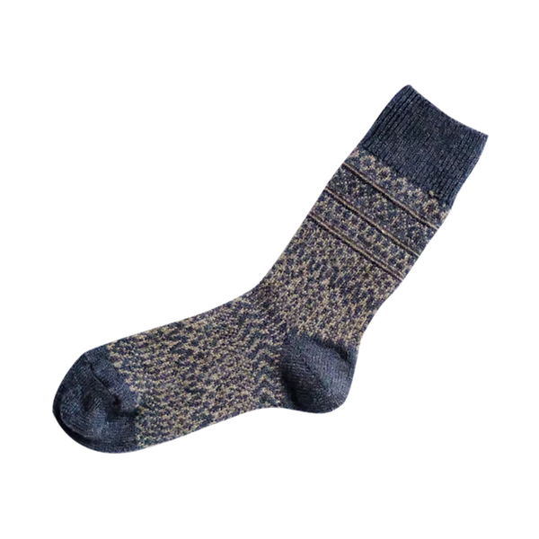NISHIGUCHI KUTSUSHITA - Oslo Woo Jacquard Sock