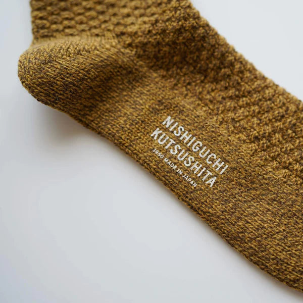 NISHIGUCHI KUTSUSHITA - Wool Cotton Boot Socks