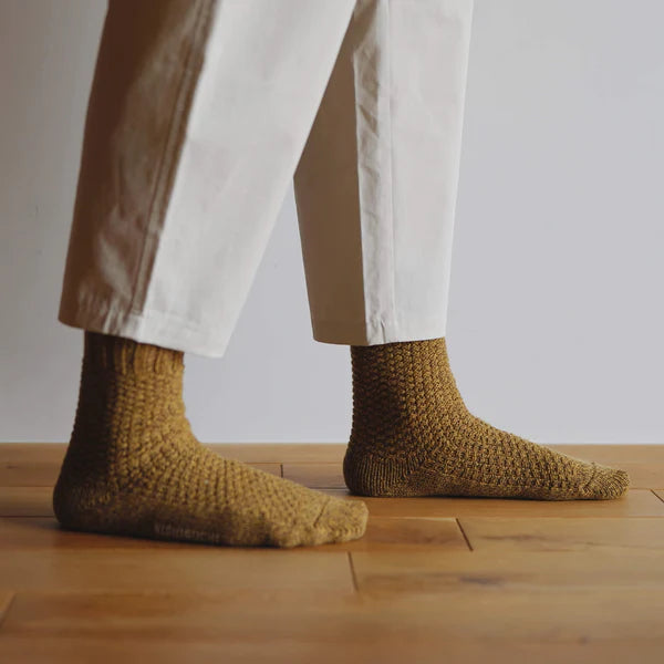 NISHIGUCHI KUTSUSHITA - Wool Cotton Boot Socks