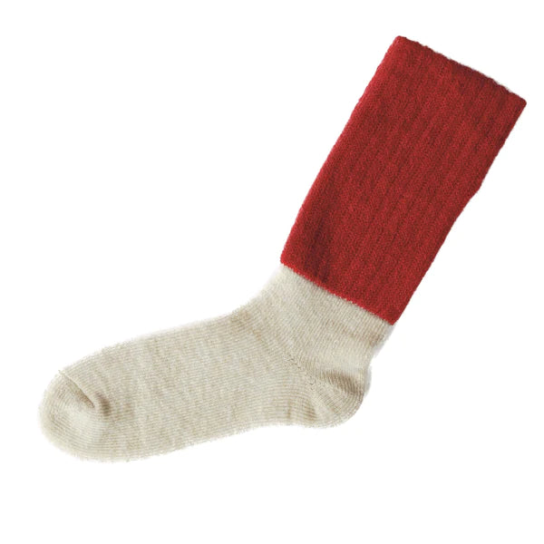 NISHIGUCHI KUTSUSHITA - oslo mohair wool pile sock