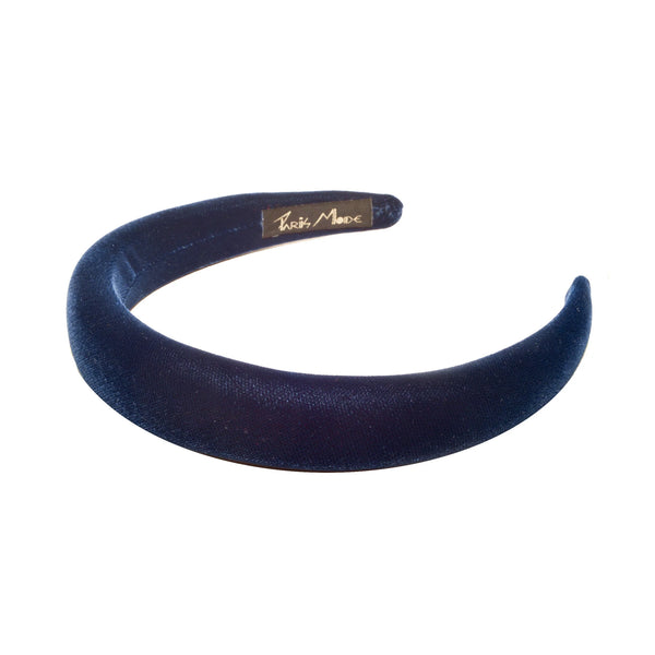 Paris Mode - Padded Velvet Headband 2.5cm
