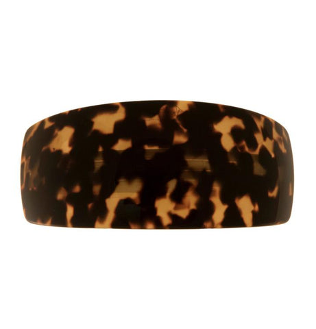 Paris Mode - Barrel XL Hair Clip - Dark Tortoise Shell