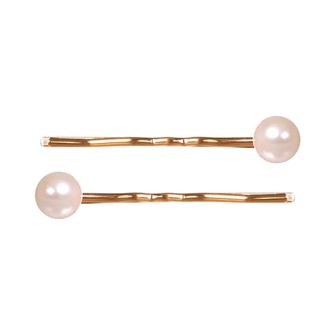 Paris Mode - Gold Pearl Hair Slide Set