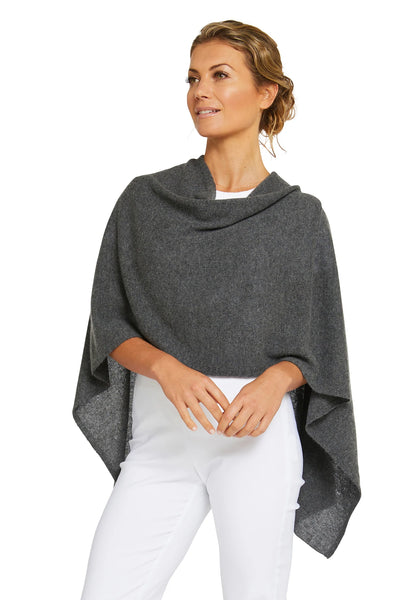 Cashmere Topper - Graphite