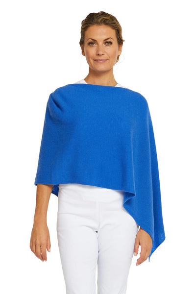 Cashmere Topper - Cruise Blue