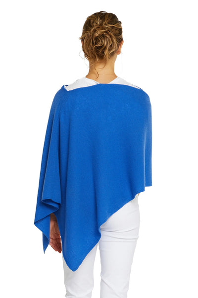 Cashmere Topper - Cruise Blue