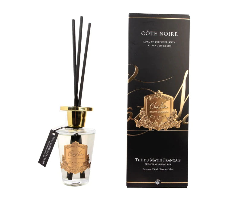 COTE NOIRE - DIFFUSER SET - FRENCH MORNING TEA - GOLD